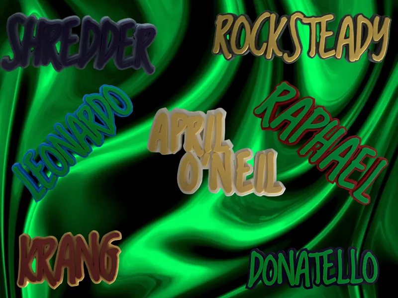 TMNT Nameplate