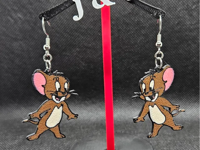 Jerry Mouse earrings