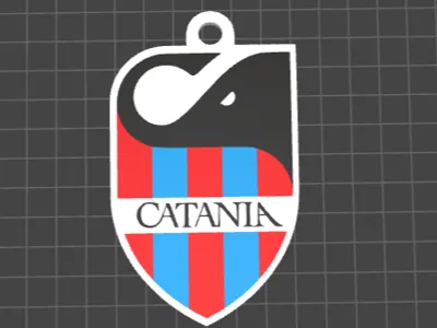 Calcio Catania keychain