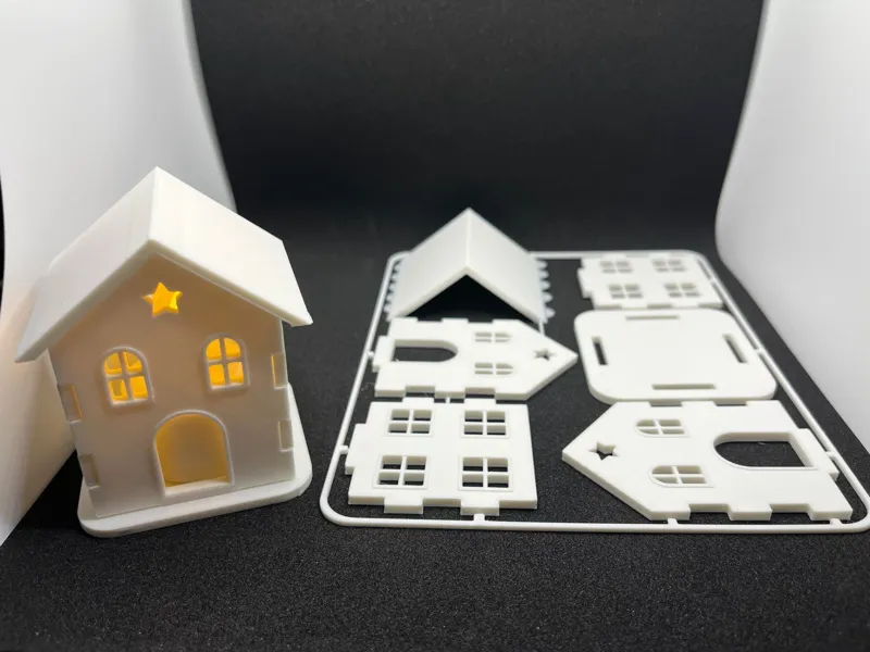 Weihnachts Haus Kit Card