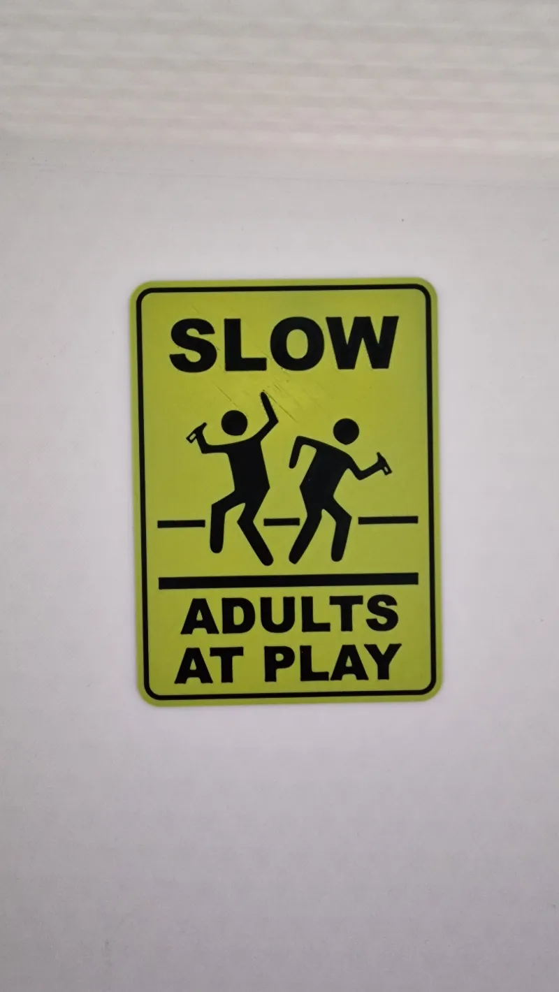 Sign Adults at play