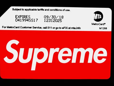 Supreme MetroCard Lightbox