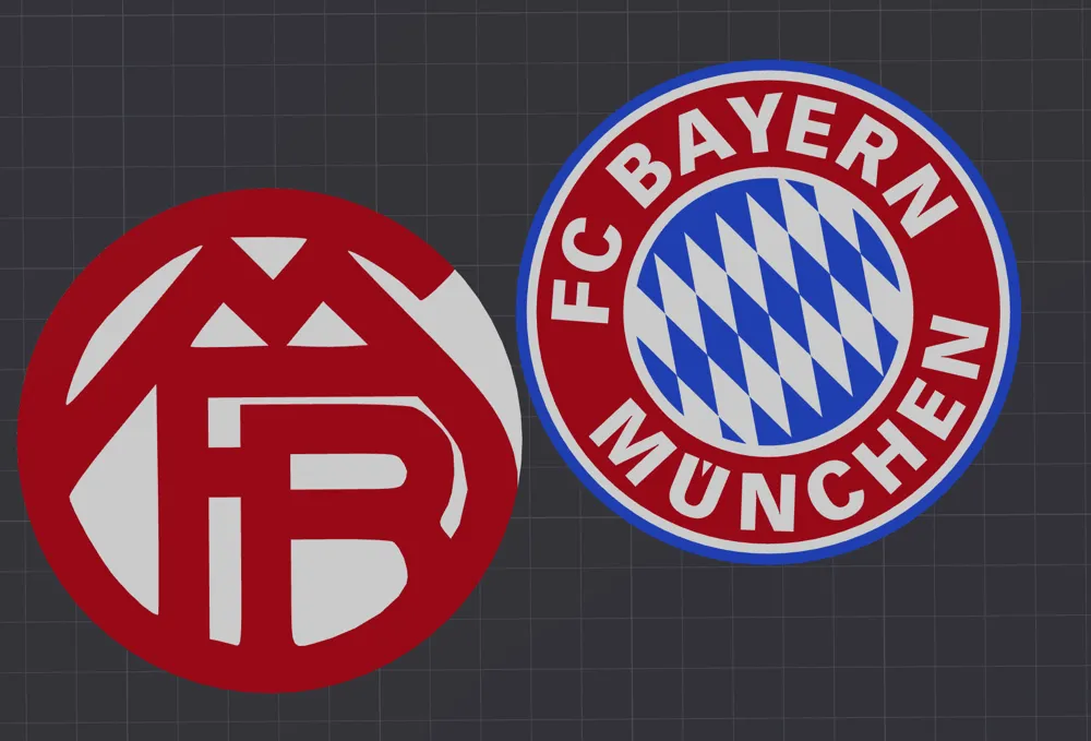FC Bayern München Untersetzer / Coaster + Altes Logo by Datschi ...