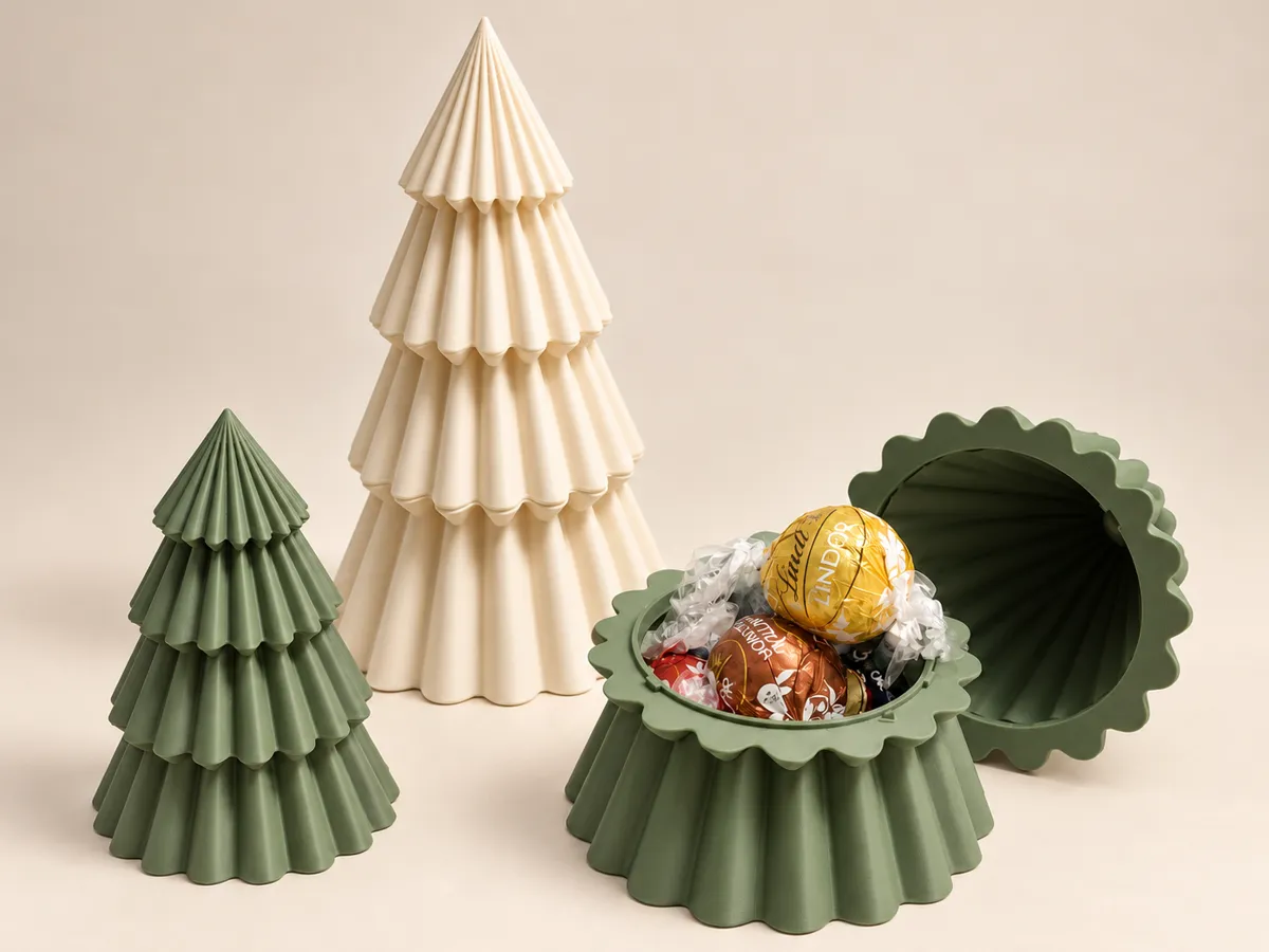 Christmas Tree Gift Box - Free 3D Print Model - MakerWorld