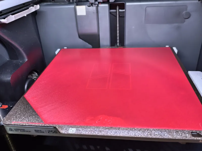 Test print for checking the first layer