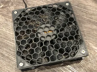 Hexagons Fan Grill for 120mm PC fan