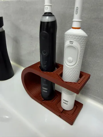 Soporte: Dual Electric Toothbrush Holder with Drainage — vista de referencia 3