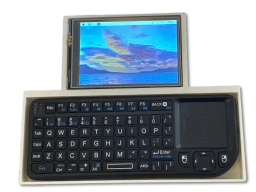 Cyberdeck for Raspberry Pi Zero and 3.5" display