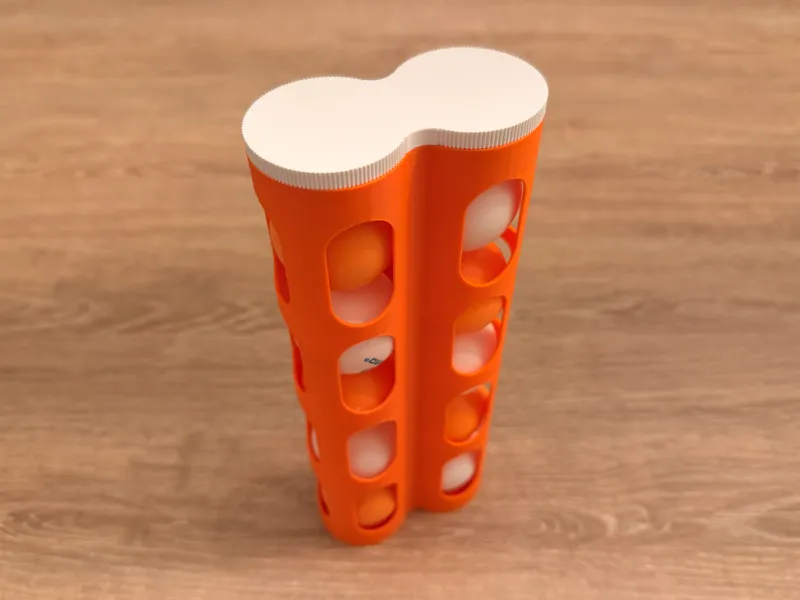 Table Tennis Ball Container