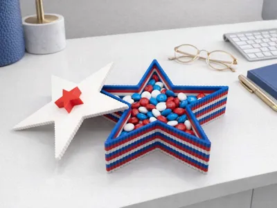 USA candy dish