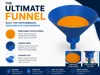 Funnel and fine screen (2 plates)