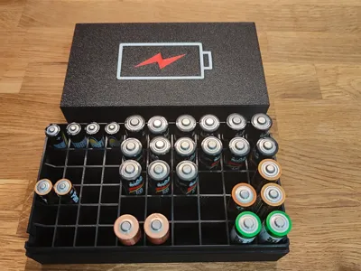 AA and AAA battery box