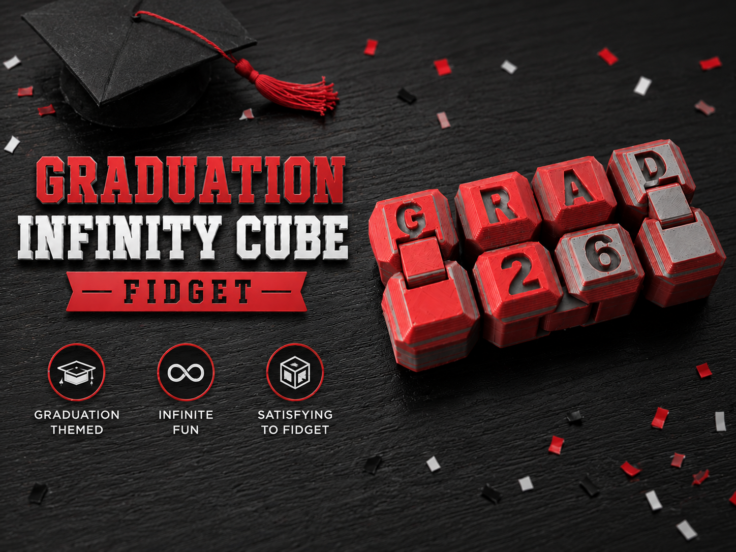 2026 Graduation Fidget *GREAT FLUSH OBJECT*
