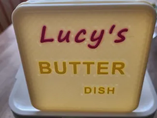 Cover - Tupperware butter dish