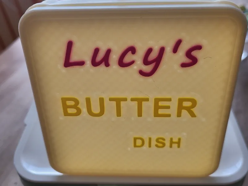 Cover - Tupperware butter dish