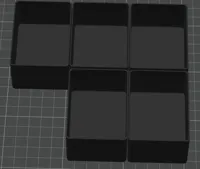 5 x Small box for game pieces