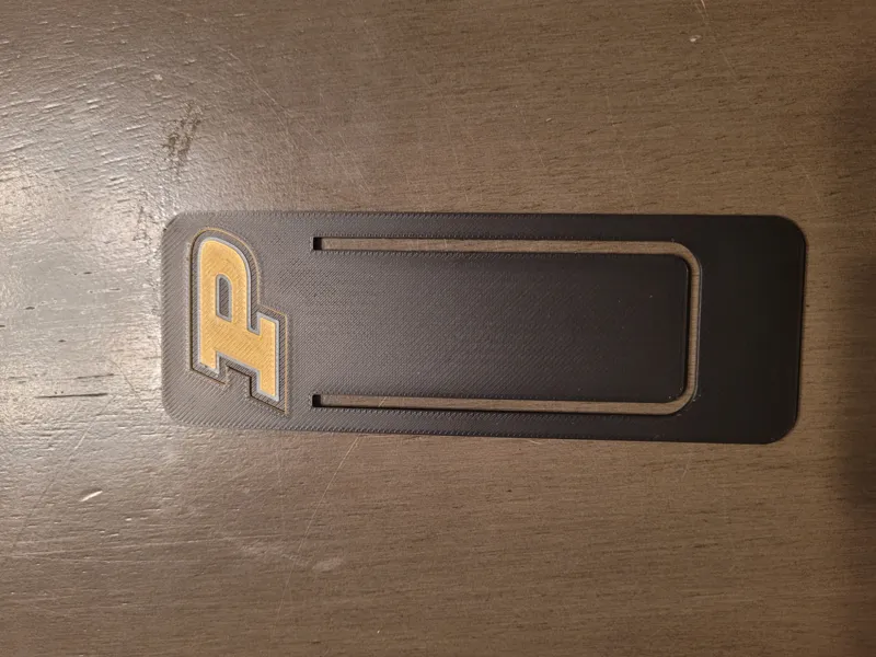 Purdue "P" Bookmark