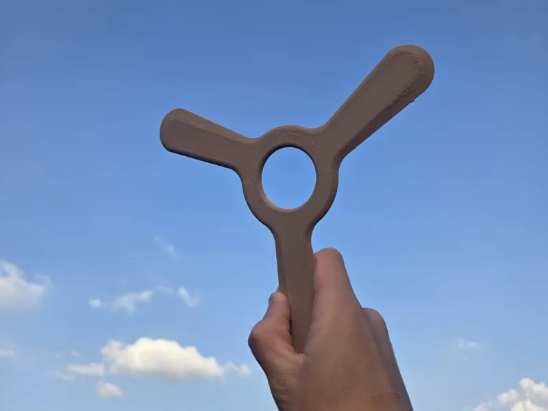 Tri Blade Boomerang V2 | RETURNING