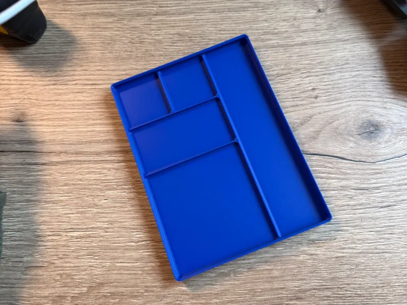 Gridfinity parts tray 3x4 1.5u height