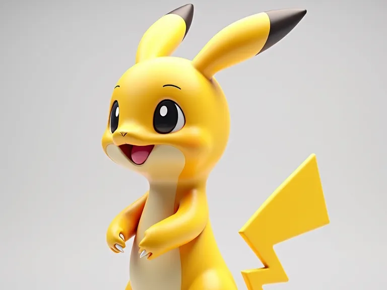 figurine chien pikachu