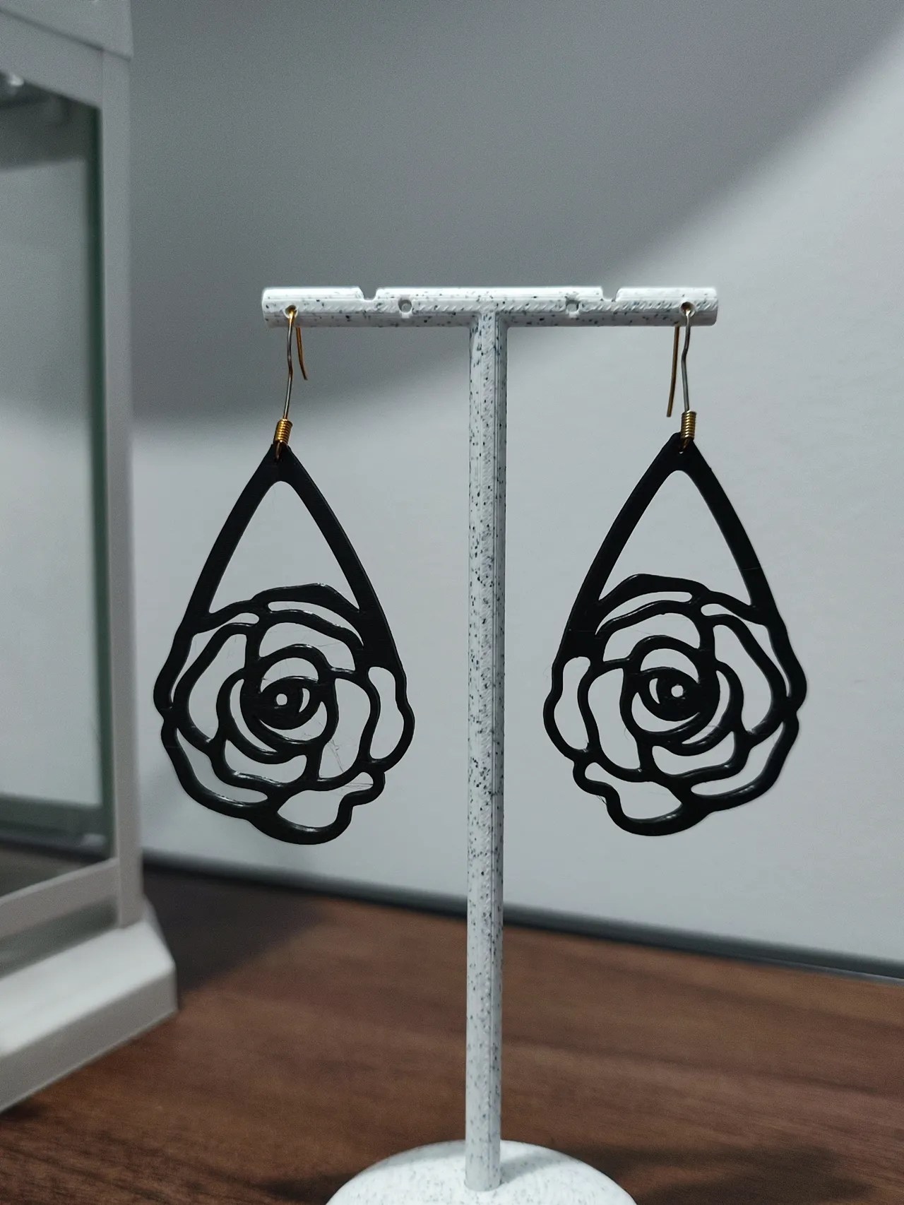 Aretes Rosa Eterna view 3
