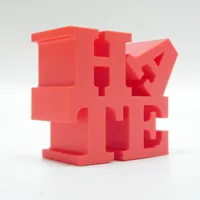 Sculpture HATE et porte-clés — parodie LOVE Park — photo 4