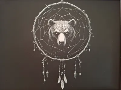 Dream Catcher Bear Spirit