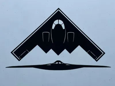 B-2 spirit bomber wall art collection