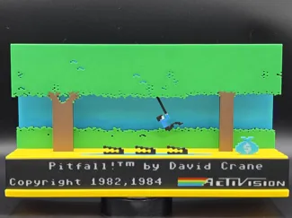 Pitfall Pixel Art Diorama