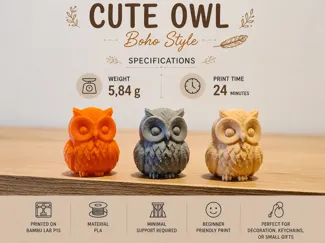 Cute Owl – Boho Style