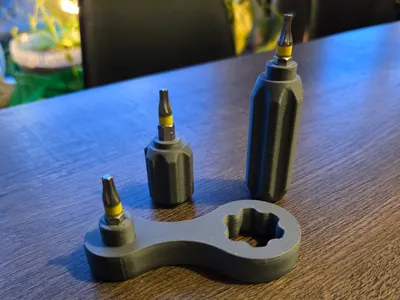 3D Printable Bit Driver Kit – Modular and Handy