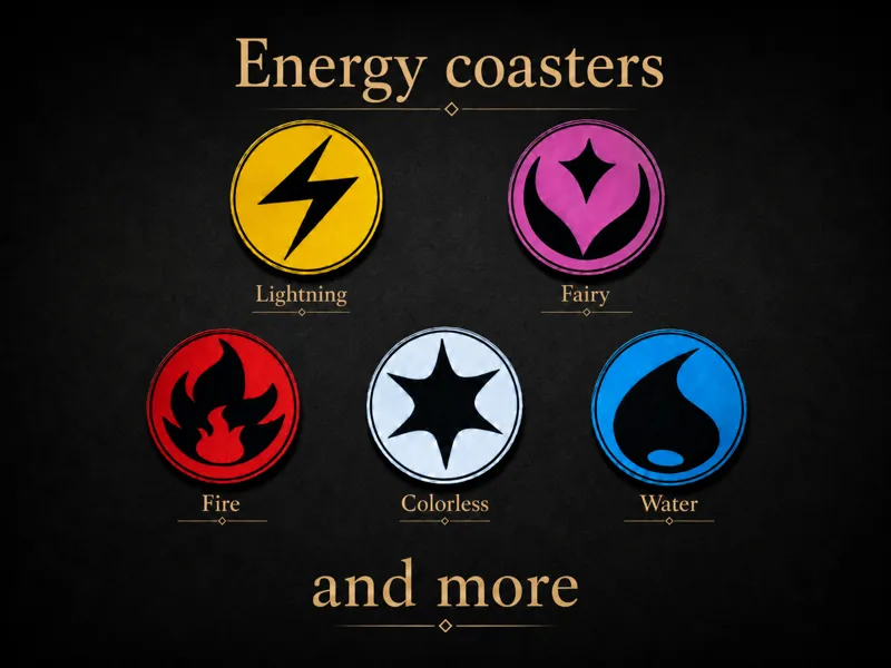 Pokemon energy/type coasters