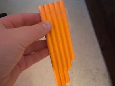 Mini straw pan flute