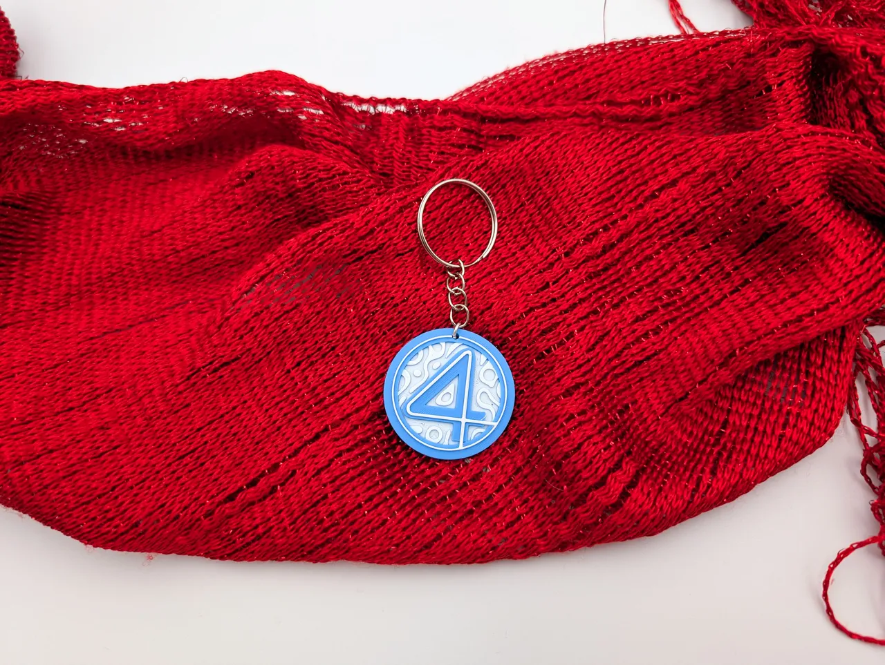 Fantastic Number Four Earrings, Keychain or Charm view 4