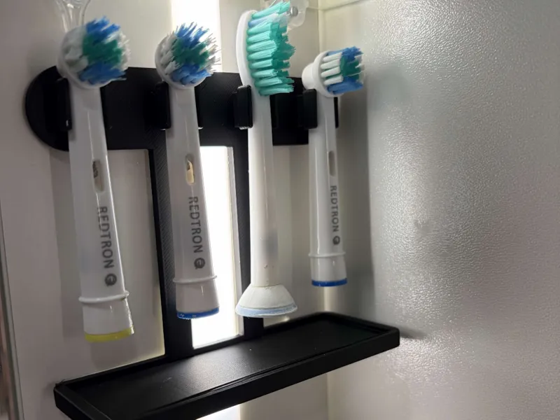 Toothbrush Head Holder With Base