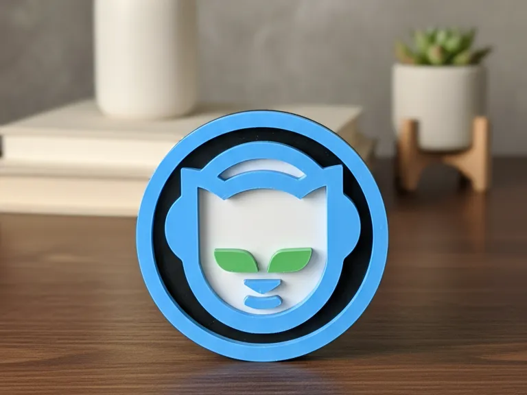 Napster logo coaster