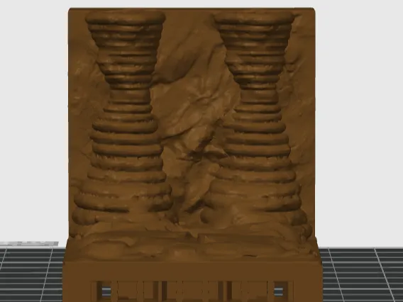 Two Spiral Cavern wall