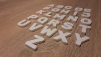 Alphabet 3D lettres A à Z — photo 3