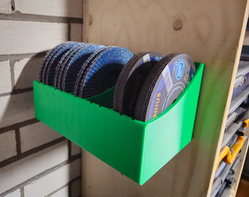holder for 125mm angle grinder disks or sandpaper