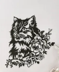 Art mural chat — photo 3