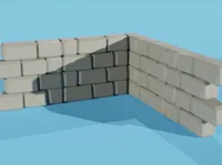 Mur d'angle pour décor de wargame — photo 1