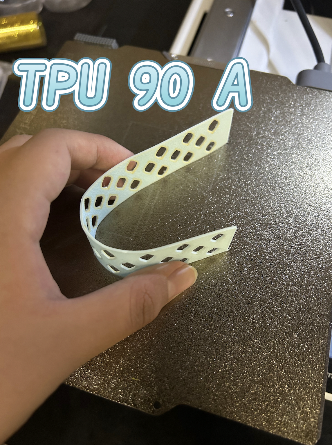 Miniatura 1 do modelo 3D TPU弹性测试条