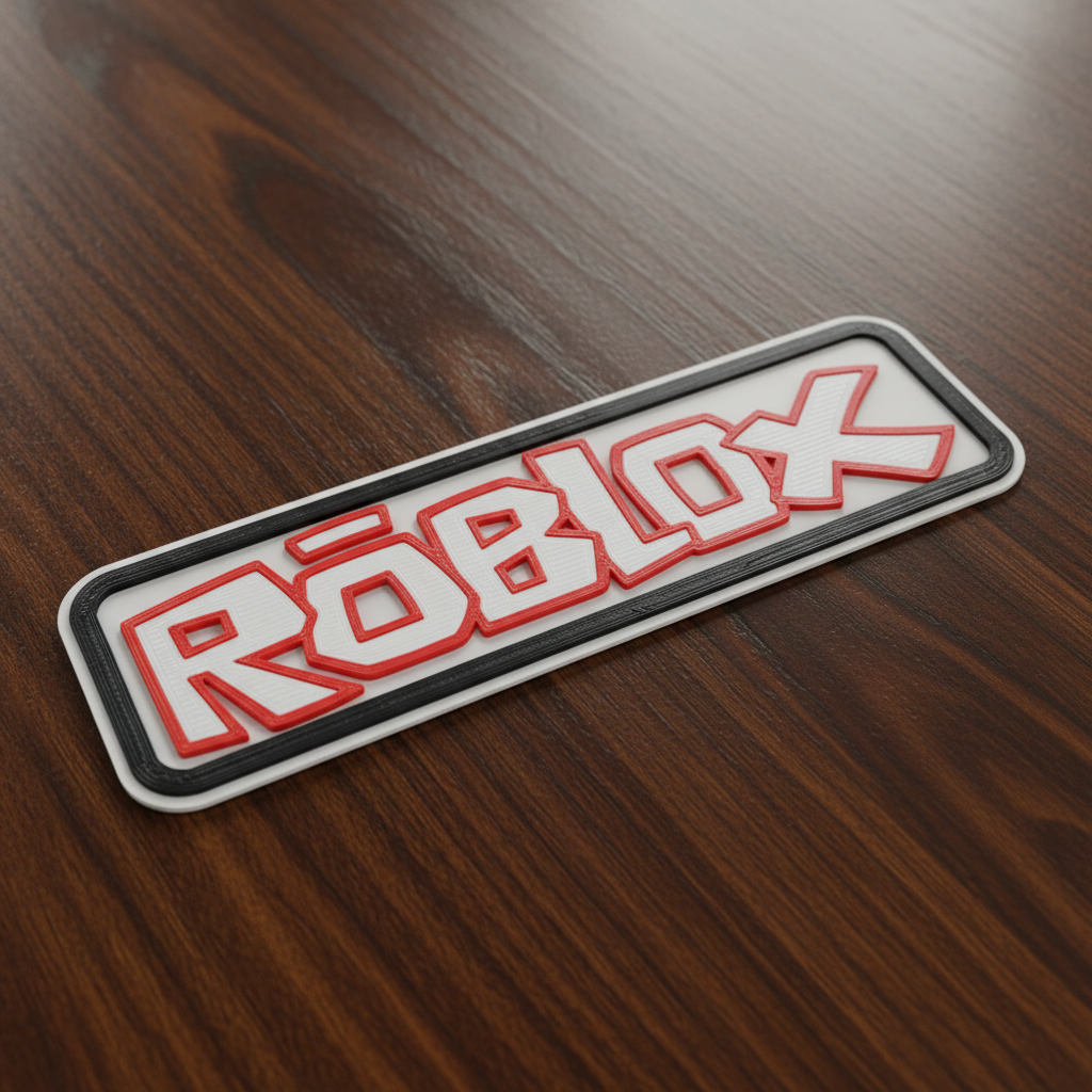 ROBLOX Logo 3 Colors Free 3D Print Model MakerWorld 