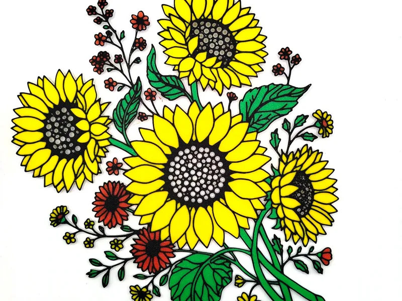 Sonnenblumen Wandkunst