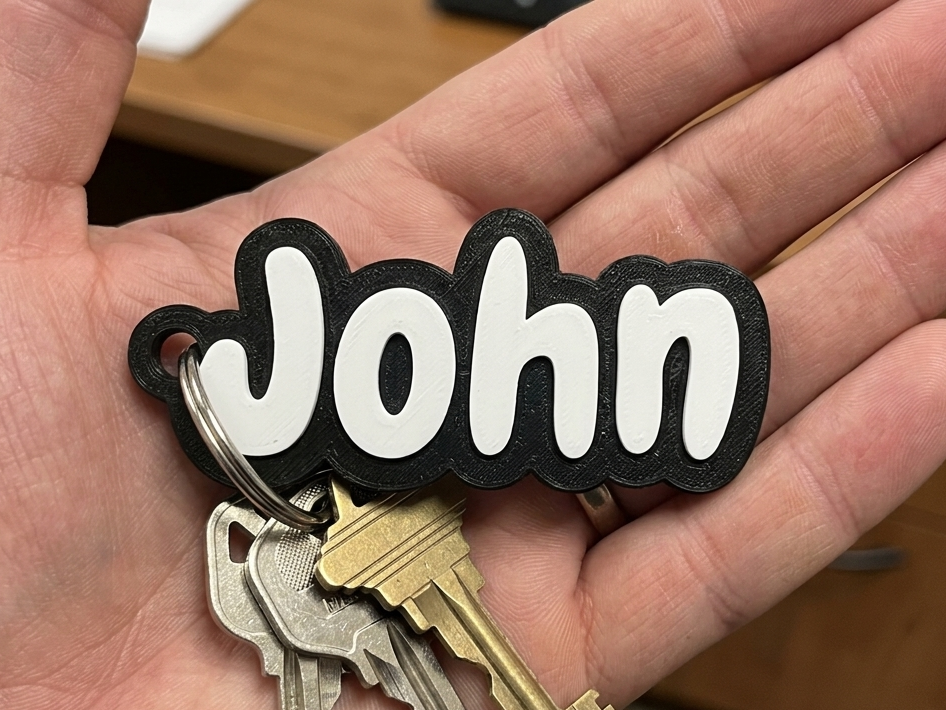 Llavero  con nombre John