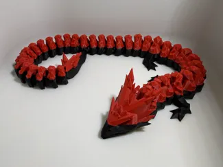 articulated crystal dragon