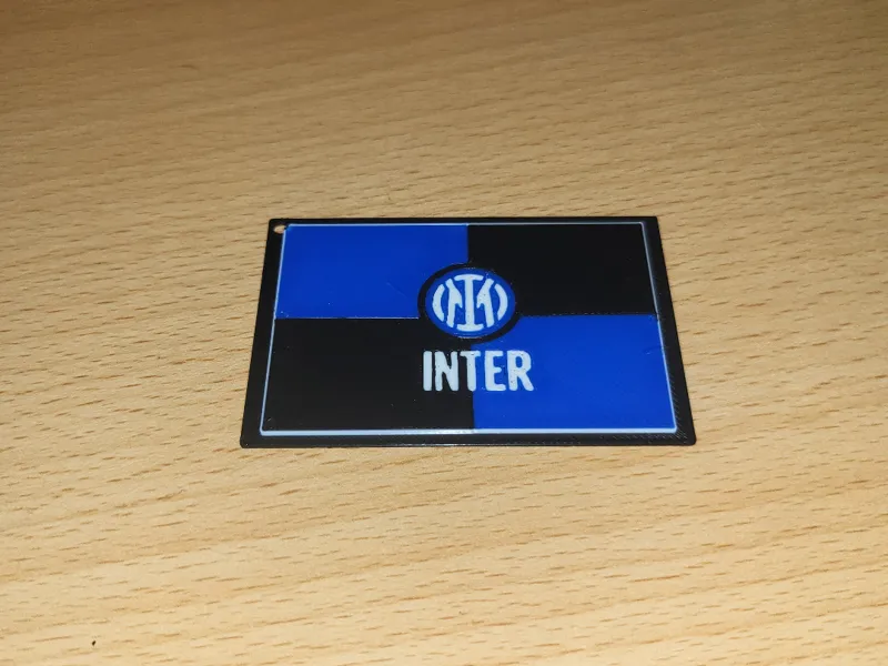 Keychain portachiavi Inter Fc doppia faccia