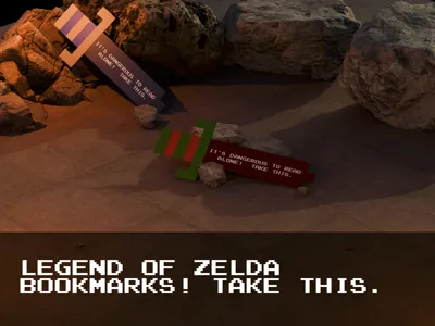 Legend of Zelda Bookmark by ricktap - MakerWorld