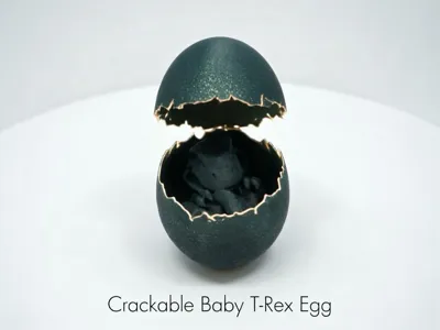 Crackable Baby T Rex Egg