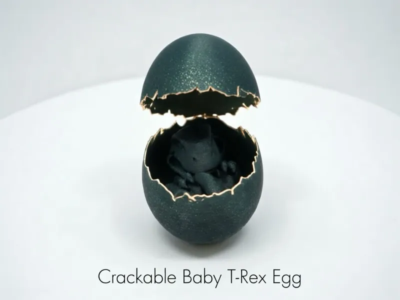 Crackable Baby T Rex Egg 